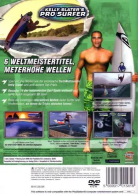 Kelly Slater's Pro Surfer 2003 (Japan) box cover back